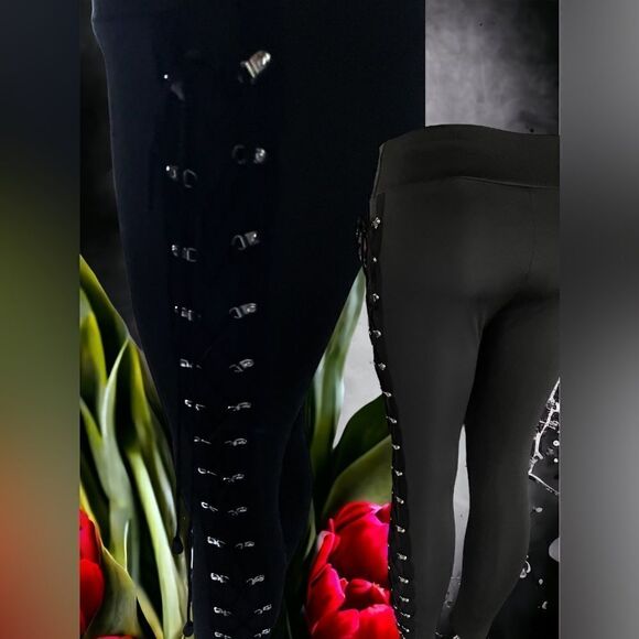 Stretchy l Petite l Lace-up l Leggings, Bottoms, Pants l New - Picture 7 of 11